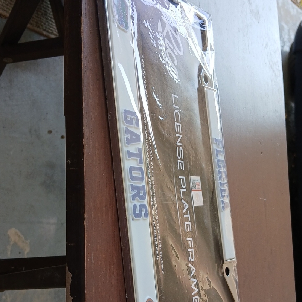 Rico Industries Florida Gators License Plate Frame - Blue and White